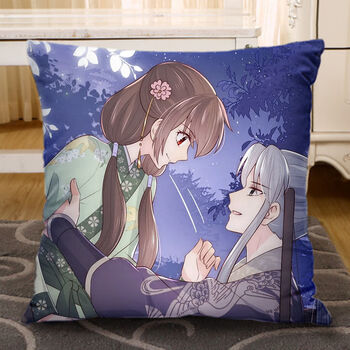 漫画养敌为患周边抱枕 夜沐墨临渊同款靠垫枕头闺蜜学生日礼物定制 06