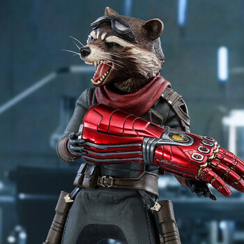 hot toys复仇者联盟4:终局之战  火箭浣熊 1:6比例珍藏人偶 火箭浣熊