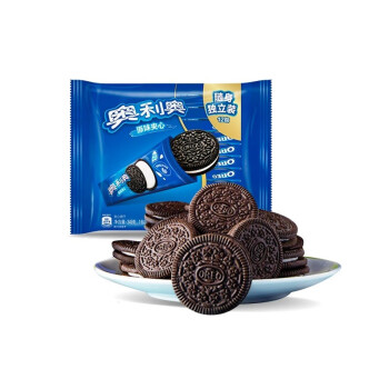 奥利奥（Oreo）原味夹心饼干 办公室下午茶休闲零食家庭装349g独立小包分享装 囤货必备（新老包装随机发货）