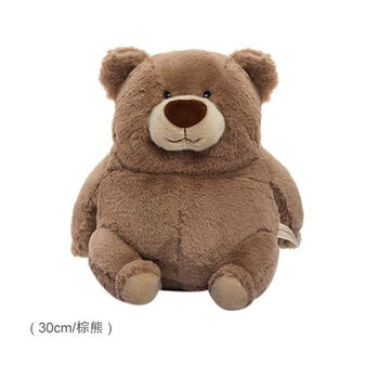 绿野客thegreenparty玩偶thegreenparty胖胖棕熊北极熊猫毛绒玩具儿
