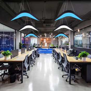 kedoetyled创意个性v形灯箭头灯办公室健身房网咖超市工业风燕尾吊