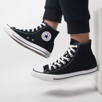匡威（Converse）帆布鞋男鞋All Star常青款中性情侣学生高帮休闲运动板鞋女101010 101010 建议拍小一码 35