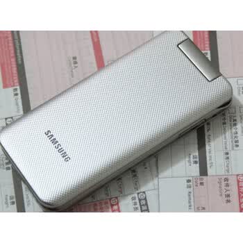 samsung/三星s3970经典商务超薄3g翻盖学生中老年人按键大声手机 银色