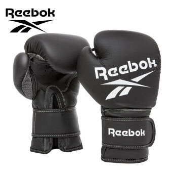 Reebok锐步拳击手套 成人散打搏击打沙袋沙包男女格斗比赛训练拳套RSCB-12010BK-10