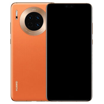 40pro手机模型 华为mate30mate20x仿真模型机可亮 mate30橙色(皮质)