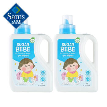 Sugar Bubble 韩国进口 婴儿用洗衣液 1.5L*2 宝宝洗衣液 儿童洗衣液 易洗易漂