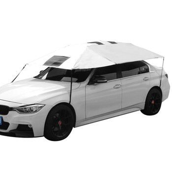 驾校教练汽车遮阳伞车顶折叠全自动电动隔热太阳伞专用防晒雨棚罩教练