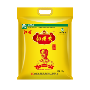 沁州黄小米5斤家庭装 月子小米粥 粗粮营养早餐 五谷杂粮新米年货礼品