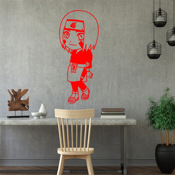 火影忍者人物野原琳q版防水加厚玻璃墙贴日本热血少年卡通动画琳,小琳