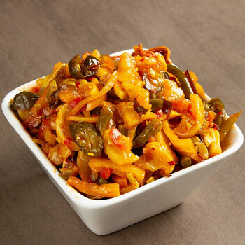 橙伯乐八宝菜整箱荆香八宝菜散装香辣咸菜红油下饭菜9斤菜酱菜商用l1