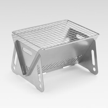 草木犀可折叠烧烤炉户外旅行便携式炉野餐迷你野营烧烤炉迷你卡式木炭