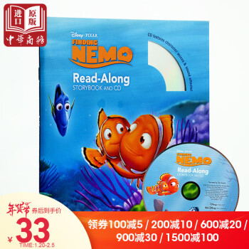 海底总动员英文原版finding Nemo Read Along ｃｄ经典迪士尼有声 摘要书评试读 京东图书