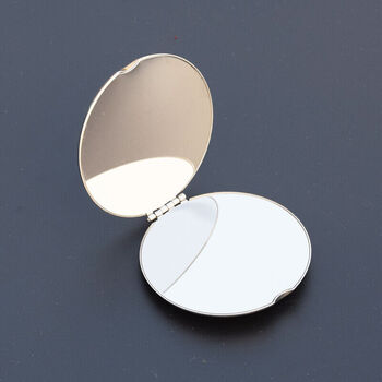 镜子便携迷你男士男女生小镜子随身便携折叠不锈钢小镜子摔不碎男女