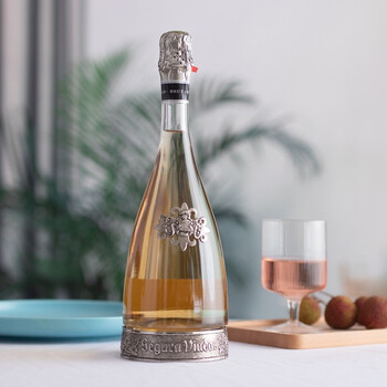 西班牙维达斯cava珍藏卡瓦干型高泡香槟起泡酒白葡萄酒维达斯典藏桃红