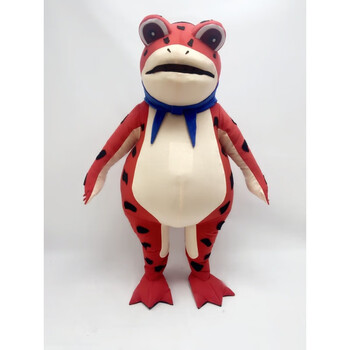 速泽青蛙人偶服装 充气青蛙人偶服装癞蛤1蟆精人穿玩偶成人吉祥物玩偶