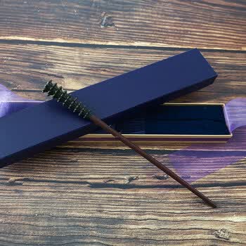 波特魔杖金属芯邓布利多原版水印丝带礼盒 弗雷德(礼盒咒语表车票)