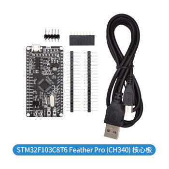丢石头 STM32开发板 STM32核心板 ARM开发板 嵌入式单片机学习板 STM32F103C8T6 Feather Pro 10盒