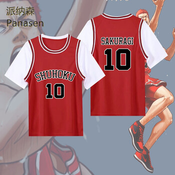 滕讯体育nba同款灌篮高手球衣定制樱木花道流川枫男女湘北篮球服