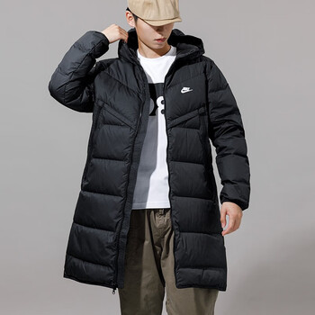 nike耐克羽绒服男冬季新款运动夹克中长款保暖加厚外套dd6789 da9805
