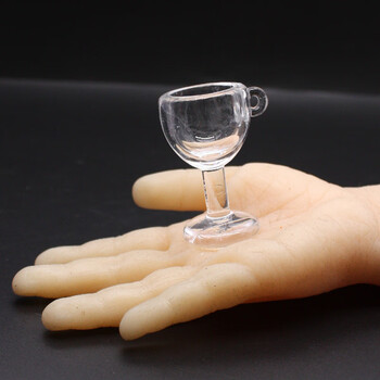 迷你小酒杯玩具 亚克力仿水晶儿童过家家迷你透明小酒杯子玩具娃娃