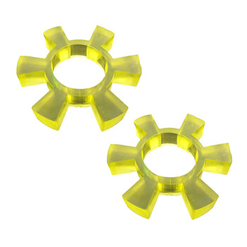 【美迢泵用梅花缓冲垫联轴器橡胶六角垫六角弹性块电机水泵对轮圈胶垫