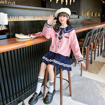 桂杉格童装女童套装春秋装儿童衣服女孩912岁中大童女装15岁卫衣两件