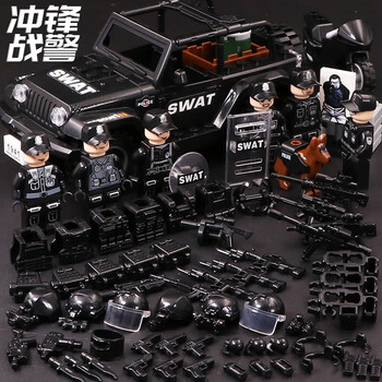 乐高(lego)中国积木军事人仔迷彩陆军特种兵红海行动男生收藏模型兵人