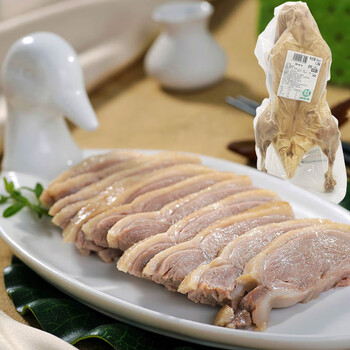 清真盐水鸭1200g 开袋即食真空保鲜卤菜特产板鸭 保鲜盐水鸭整只装