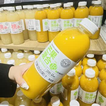 茗仟许昌胖东来橙汁桃汁芒果汁饮料自有品牌网上商城胖东来店芒果汁一