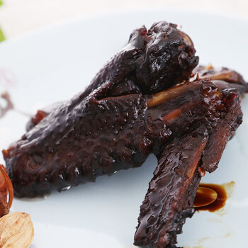温州特产乡巴佬鸡翅祥利鸡翅温州80后怀旧小吃零食卤鸡翅 鸡翅48g10包