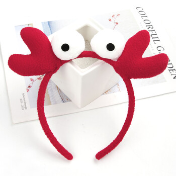 【京东严选】儿童发饰可爱卖萌搞怪螃蟹发箍女童表演头饰节日晚会头箍