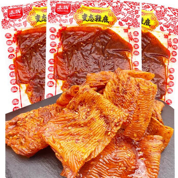 变态鞋底辣片辣条江西余干特产变态辣超辣网红休闲零食小吃 共4袋变态