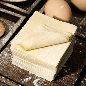 饺子皮馄饨皮儿童新鲜手工皮皮皮东北饺子皮速食 十里炊烟 馄饨皮75*