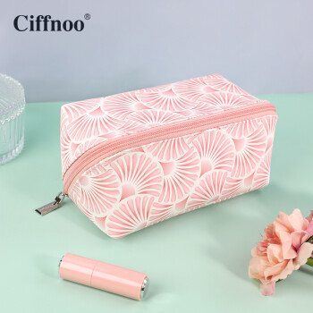 琪斐诺（Ciffnoo） 化妆包女士随身便携小号手拿包旅行ins风超火防水收纳袋 CFN0176 粉色
