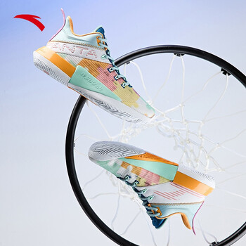 进击2代安踏要疯4篮球鞋男2021冬季男鞋子运动鞋实战球鞋耐磨缓震防滑