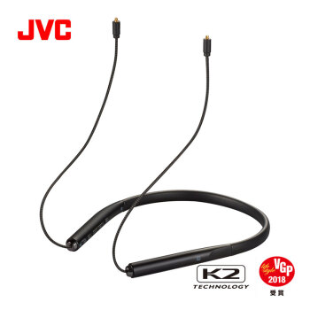 杰伟世（JVC） SU-ARX01BT 蓝牙耳机升级线MMCX升级线颈挂脖式K2 黑色