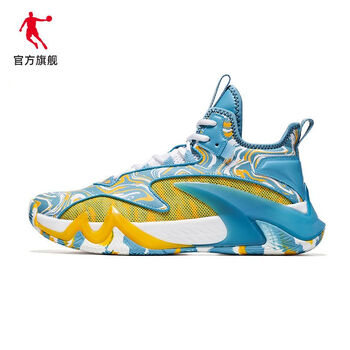 乔丹锋刺td实战篮球鞋男鞋运动鞋新款男子专业耐磨球鞋巭科技战靴清质
