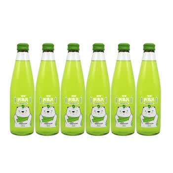 维维 汽非凡旋口瓶装果汁汽水混合口味 小青柠口味350ml*6