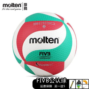 摩腾moltenv5flc排球中考用学生用球软式训练标准比赛训练充气式排球5
