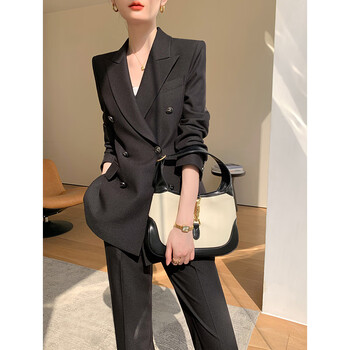 西装套装女2022秋季新款主播气质女神范感时尚通勤英伦风职业装女装