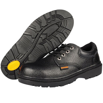 赛固(saicou)劳保鞋男防砸安全鞋牛皮钢包头防滑耐油工作鞋工地施工