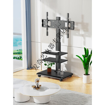 海信适用可移动电视机支架落地架子海信tcl通用556570英寸带轮推车