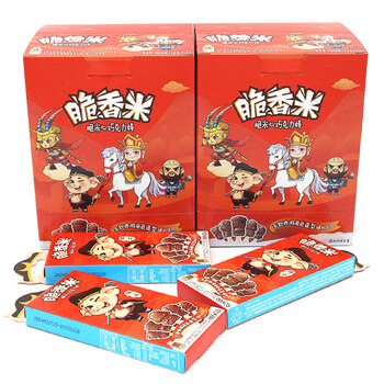 德芙脆香米牛奶棒棒糖12g*12盒动物造型脆米心巧克力棒儿童小孩