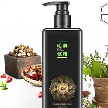 闪钻植物原浆毛囊修护洗发水发三天止1脱植禧坊东方丽君防头发脱洗发