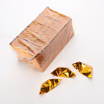 冥纸金元宝 金元宝半成品1000个锡箔纸烧纸祭祀用品拜神黄纸银元宝纸