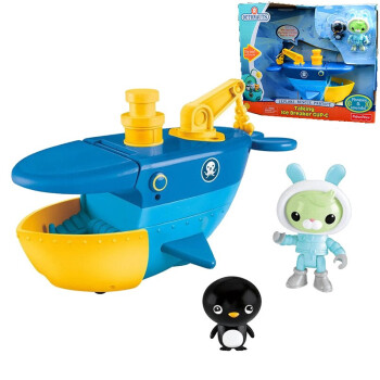 (octonauts)玩具章魚堡巴克隊長呱唧艦艇虎鯊艇藍鯨燈籠魚艇呱唧小眾