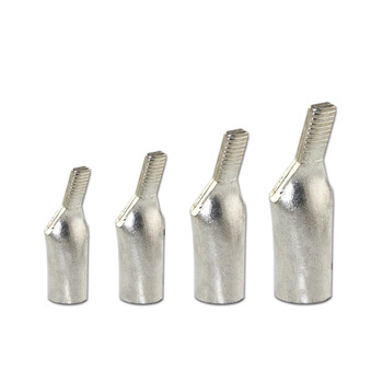 c45紫铜线鼻子空开插针快速接线冷压端子鸭嘴线耳电线快接头50只 c45