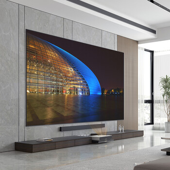 猎卡威激光电视柜电动伸缩岩板地台柜海信150寸专用投影仪舜合385m