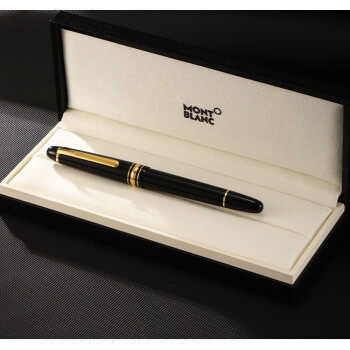 德国万宝龙钢笔大班p145经典豪华款商务墨水笔专柜保修送礼镀金色礼盒