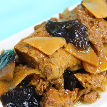 fghgf宁波特产建峰四鲜烤麸罐头精品下饭菜 香味浓郁烤麸250g